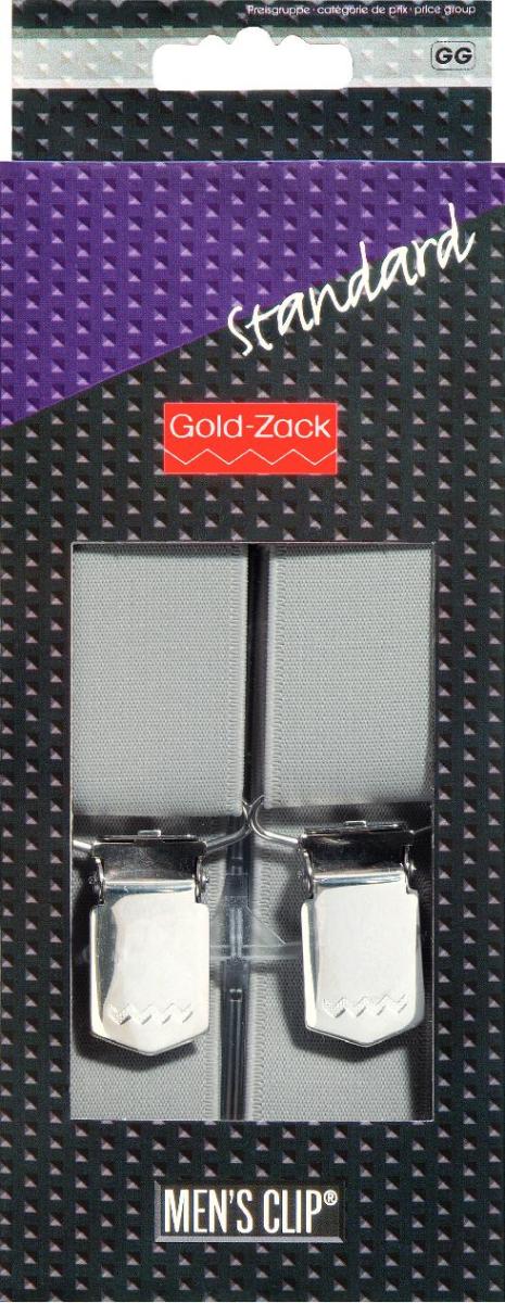 Bretele pantaloni standard, 125 cm / 30 mm, gri argintiu