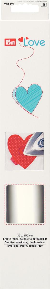 Termocolant decorativ, fata-verso Prim Love, 150 x 30 cm