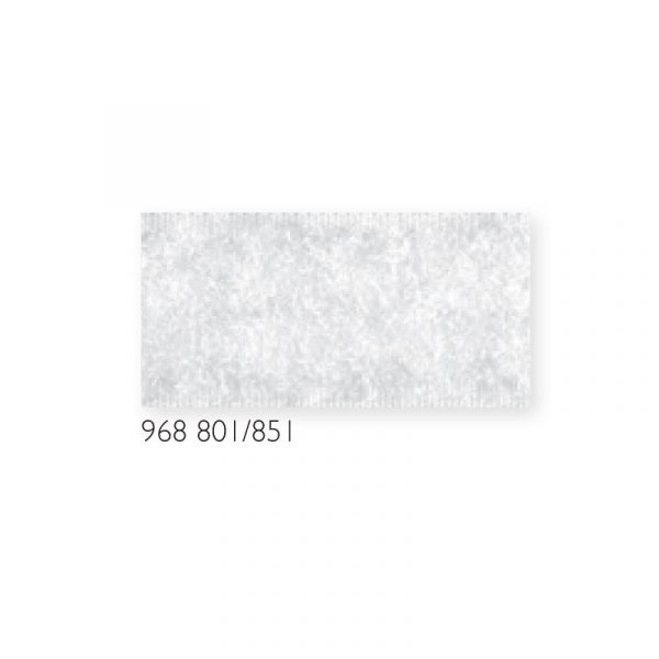 Banda Velcro (arici), doar scai, alba, 20 mm, 8 m