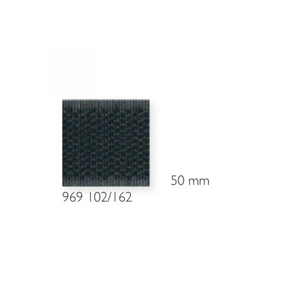 Banda Velcro (arici), doar scai, neagra, 50 mm, 25 m
