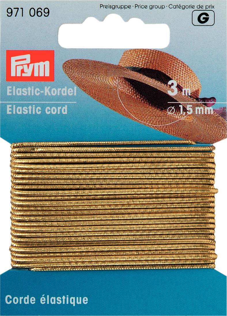 Snur elastic auriu, 1,5 mm