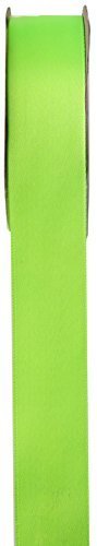 Panglica satin, verde neon, 3 mm, 50 m