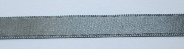 Panglica satin, gri, 10 mm, 25 m