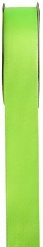 Panglica satin, verde neon, 6 mm, 4 m