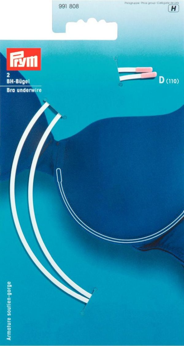 Sarme (Balene) cupa sutien albe, marimea D (110)