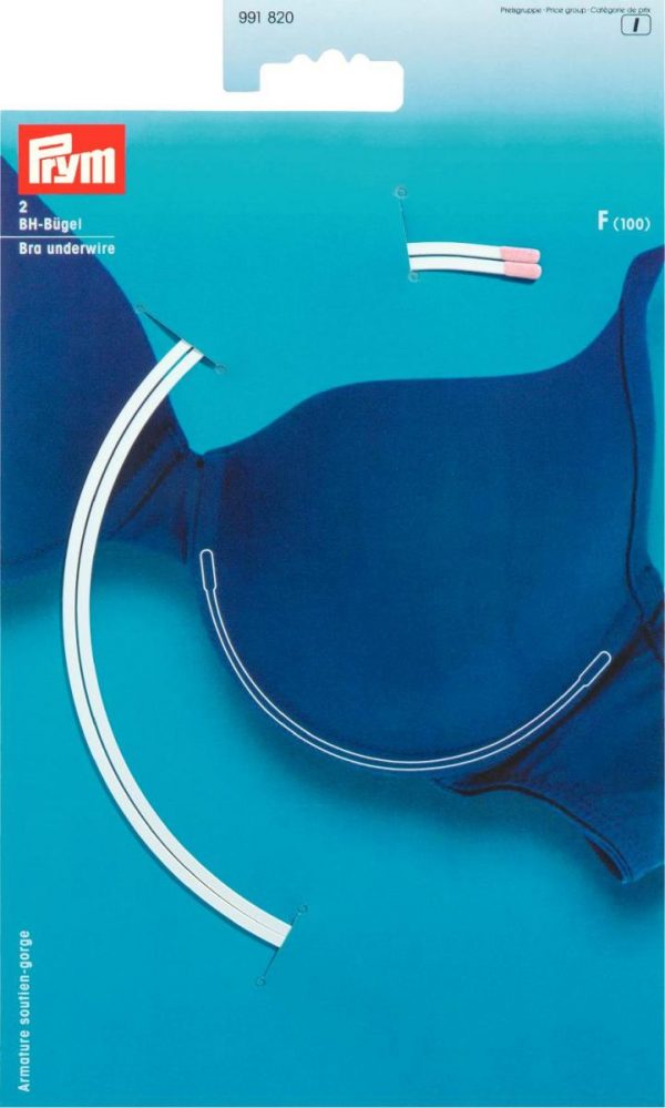 Sarme (Balene) cupa sutien albe, marimea F (100)