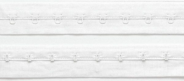 Banda mos si baba, interval 19 mm, alba