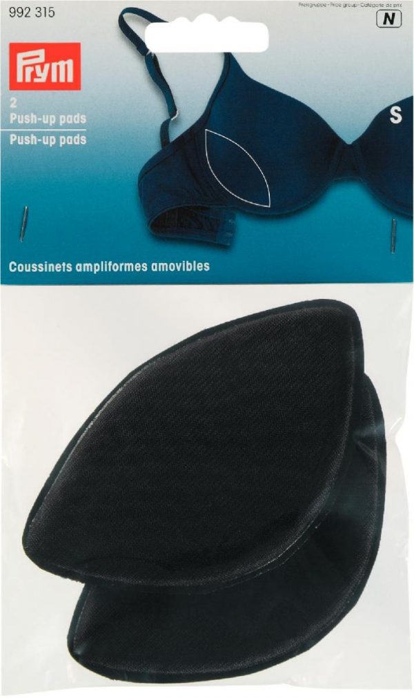 Bureti push-up, marimea S, negri, 100% PA