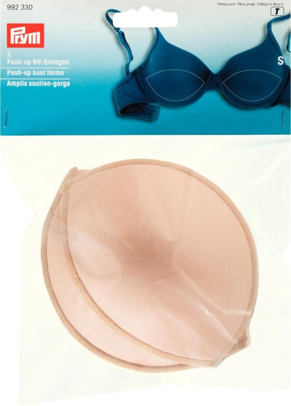 Cupe cu push-up, marimea S, crem