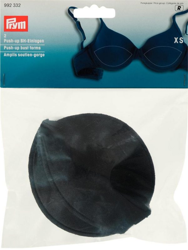 Cupe cu push-up, marimea XS, negre