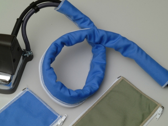 Protectie termica verde furtun aburi lungime 800mm