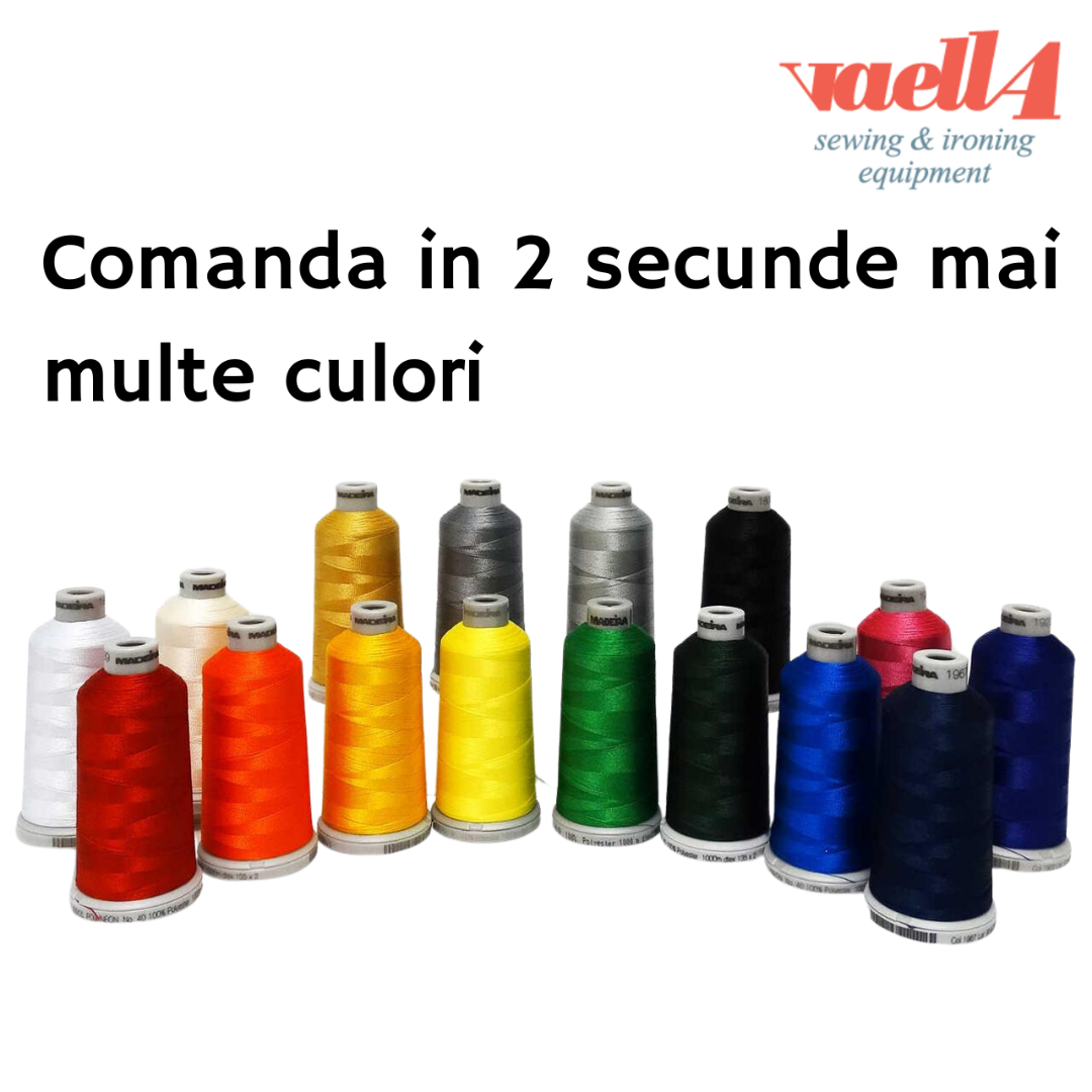 Comanda rapida Ate de brodat Madeira Polyneon 40, con de 1000 metri