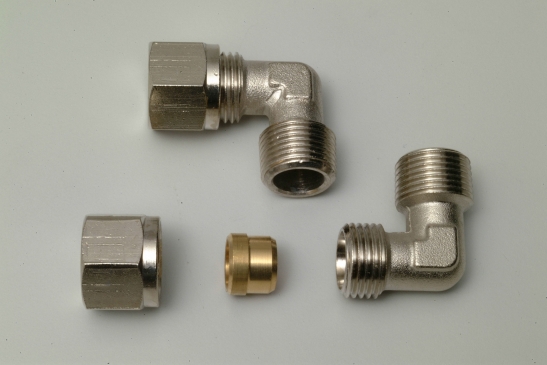 Racord cot 1/4"diametru 8/6mm teava cupru