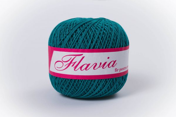 Fire de crosetat  bumbac Flavia turcoaz 1246