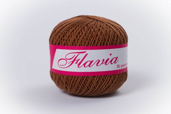 Fire de crosetat  bumbac Flavia maro 1297