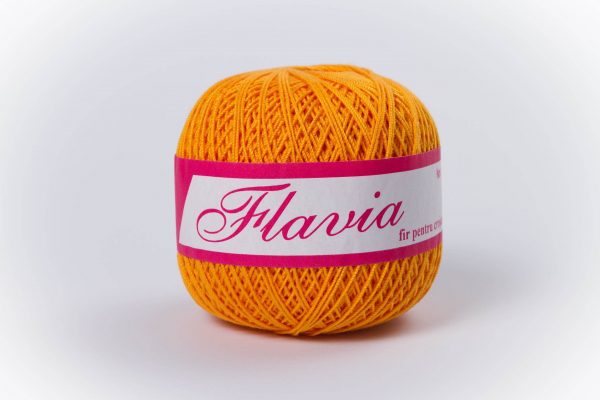 Fire de crosetat  bumbac Flavia galben deschis 1313