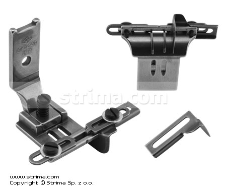Piciorus pentru masina liniara cu 2 ace 4,8mm aplicat banda cu ajustare stanga-dreapta G10-570-3/16-CRL