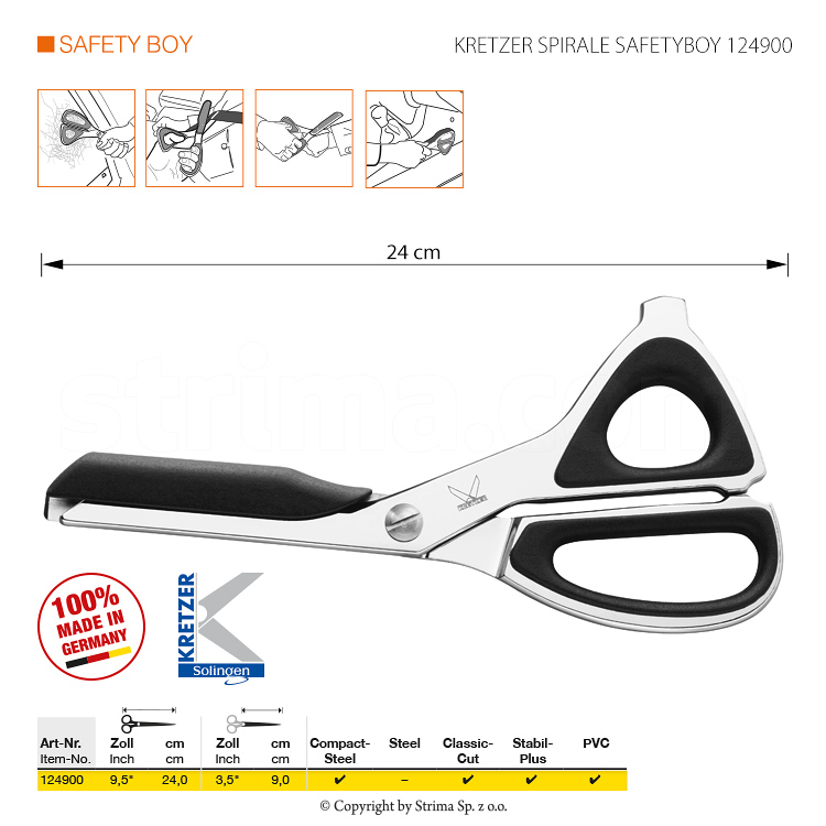 Foarfece pentru sarcini speciale, lungime 9,5 "/ 24 cm