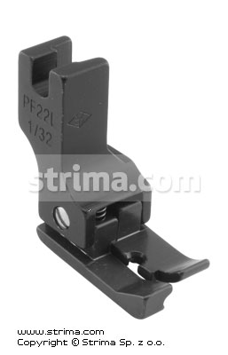 Piciorus compensator teflon, 0.8mm, stanga, tricotaje fine LF1/32K [PF22L 1/32]