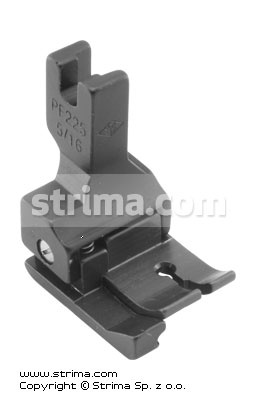 Piciorus compensator teflon, 8.0mm, stanga, tricotaje fine LF5/16K [PF225 5/16]