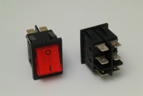Intrerupator rosu 6 picioruse generator aburi