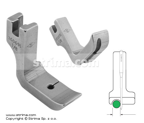 Piciorus snur, stanga 3.2mm P69L1/8 [36069L 1/8]