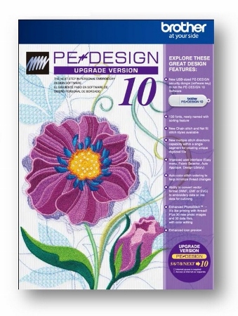 Software broderie Brother PED 10 Upgrade