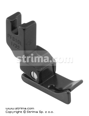 Piciorus teflon cu limitator fix stanga 0.8mm PF810L 1/32 [CF810L]