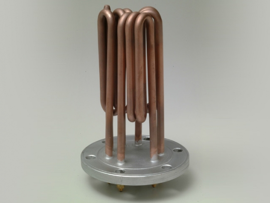 Rezistenta cu flansa dia 150mm 6 gauri W 5000 Reverberi lungime 200mm