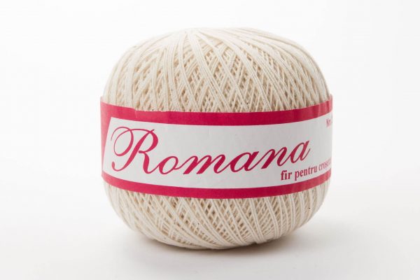 Fire de crosetat  bumbac Romana cream 1203