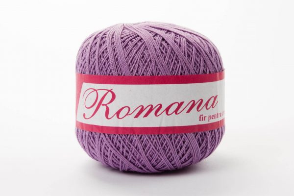 Fire de crosetat  bumbac Romana mov 1224