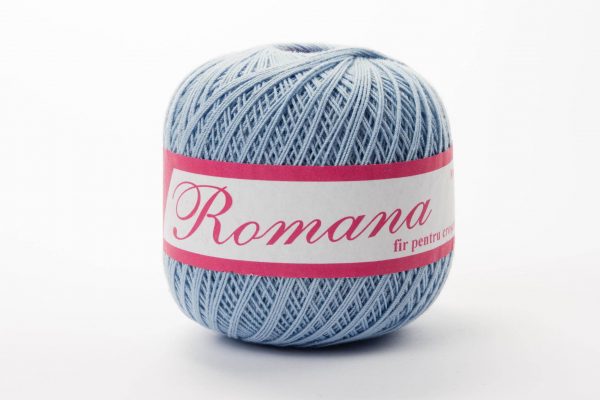 Fire de crosetat  bumbac Romana bleu 1231