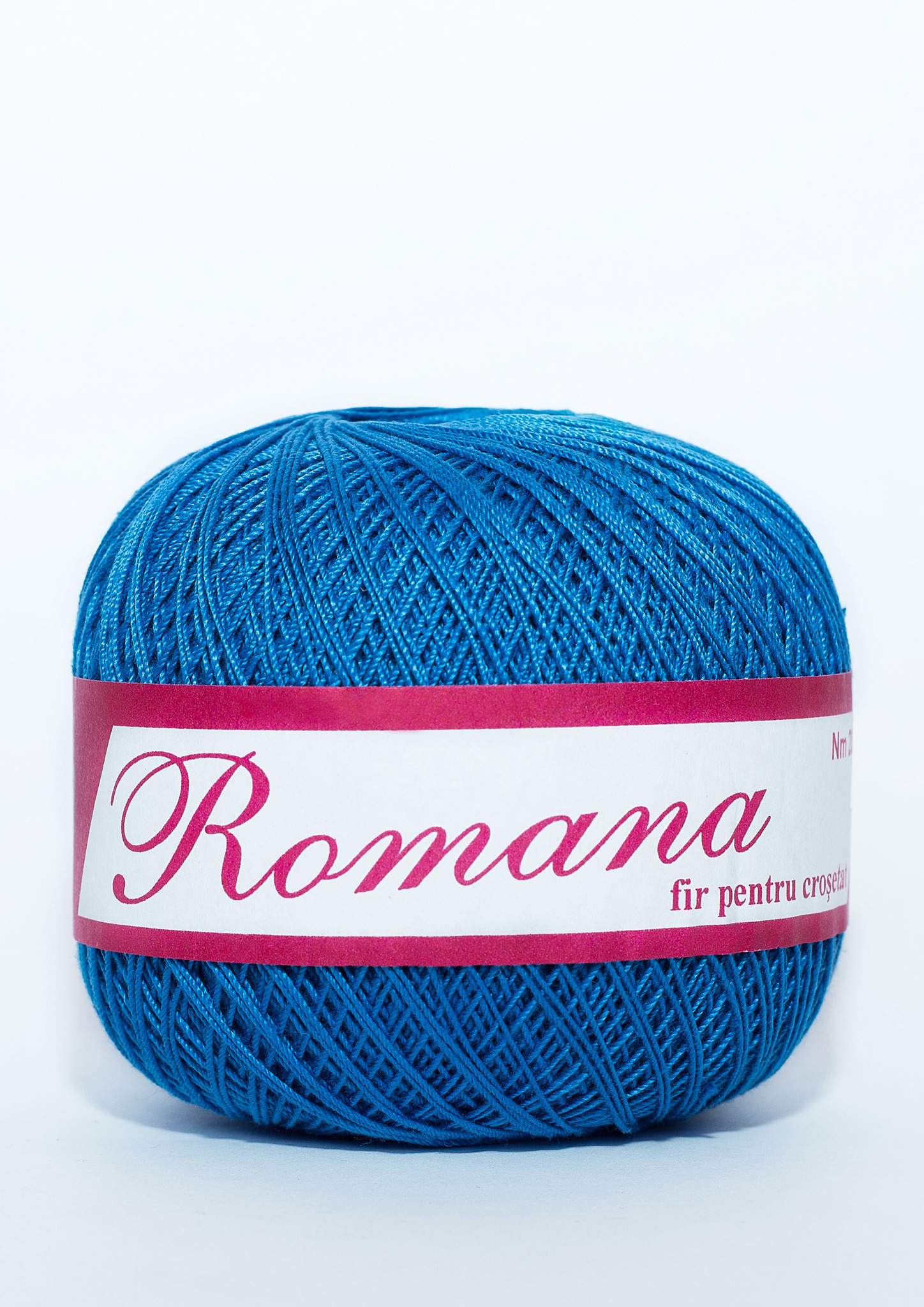 Fire de crosetat bumbac Romana albastru 1232