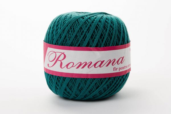 Fire de crosetat  bumbac Romana turcoaz 1246