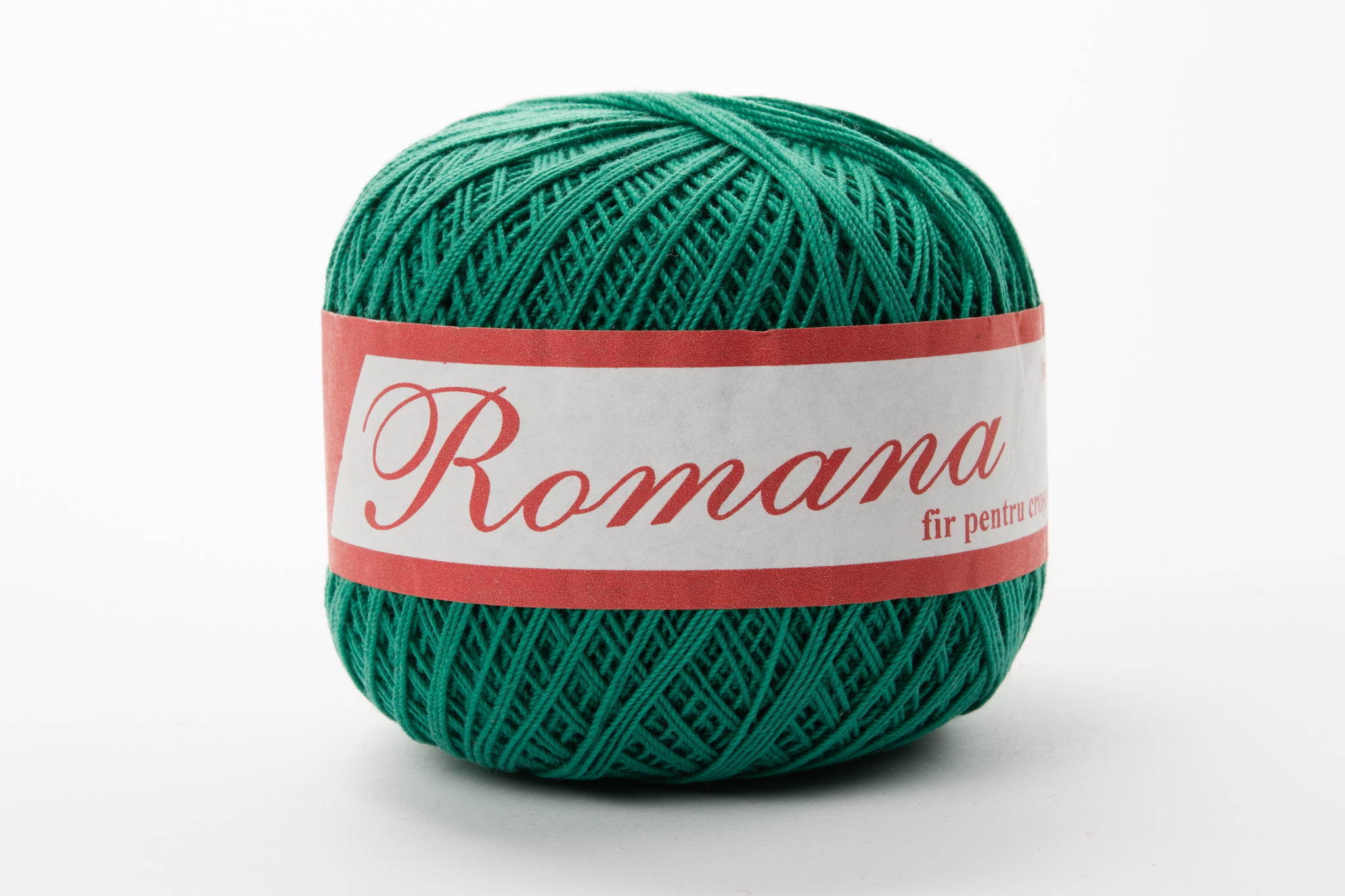 Fire de crosetat bumbac Romana verde 1252