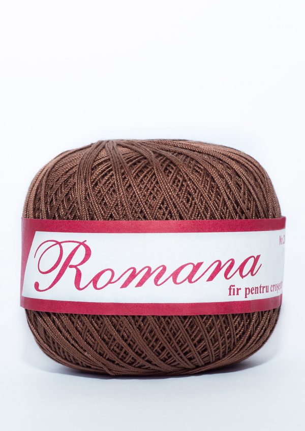 Fire de crosetat  bumbac Romana maro 1297