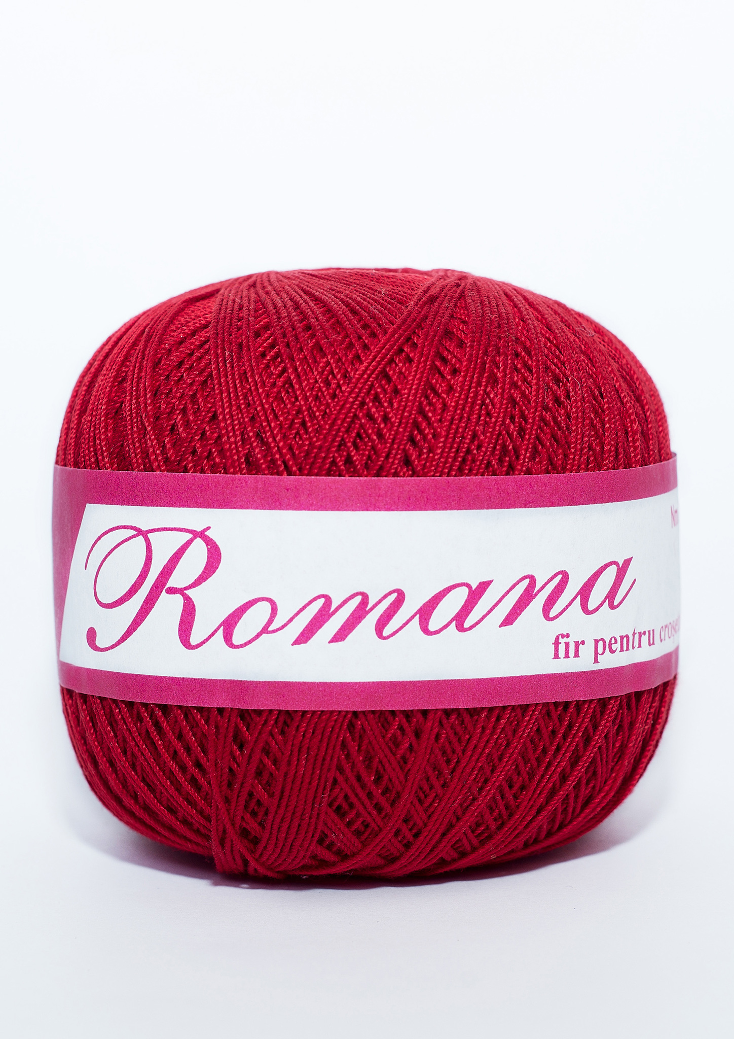Fire de crosetat bumbac Romana rosu 1333