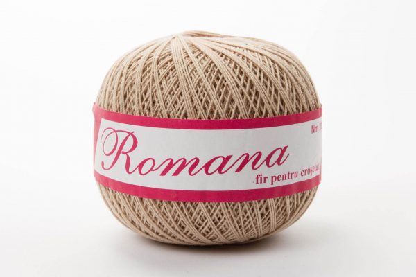 Fire de crosetat  bumbac Romana bej 6