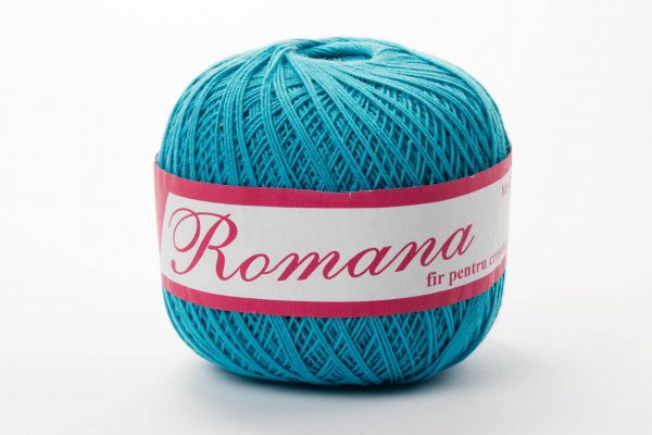 Fire de crosetat  bumbac Romana turcoaz 94