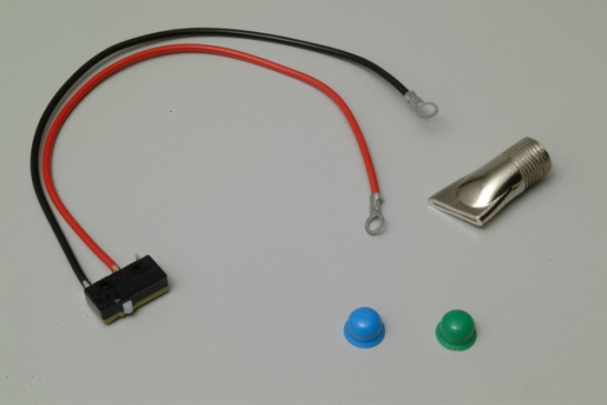 Buton albastru pistol Trevil