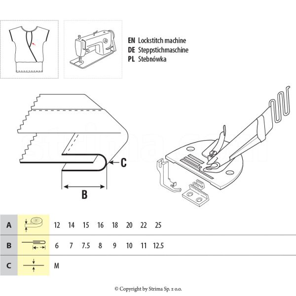 Set dispozitiv tivire aplicat bentita masina liniara UMA-04 20/10 M