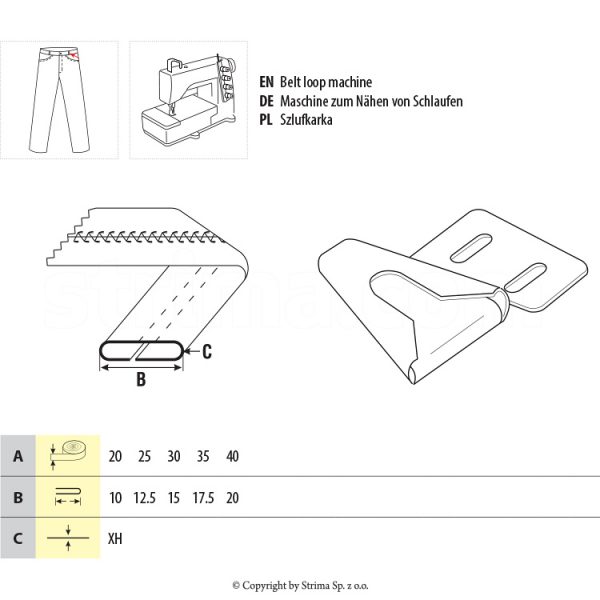 Dispozitiv gaici masini Juki UMA-122 40/20 H