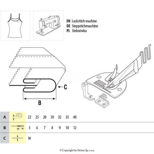 Set dispozitiv einfas UMA-14 35/10 H