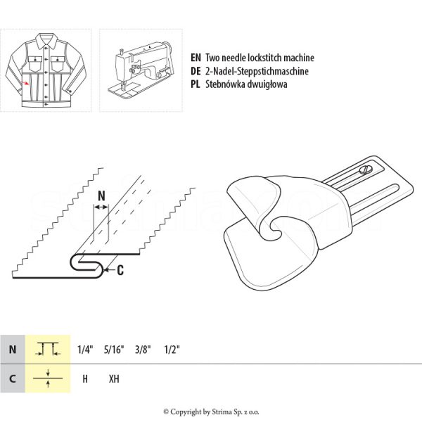 Dispozitiv fluturas incheiat maneci UMA-148 3/16 M