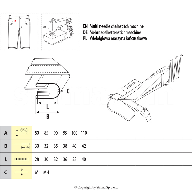 Dsipozitiv aplicat betelie si elastic UMA-165-L 80/30 MH