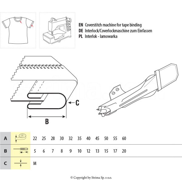Dispozitiv aplicat bentita  UMA-17 60/20 M