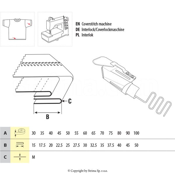 Dispozitiv aplicat bentita la gat, maneci  UMA-21 40/20 M