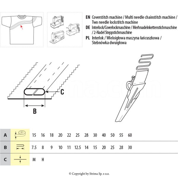 Dispozitiv aplicat banda pe materiale UMA-25 18/9 M
