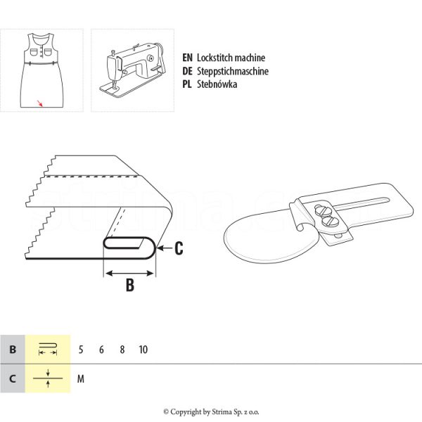 Tivitor intoarcere dubla UMA-253 10 M