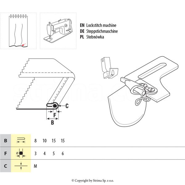 Dispozitiv tivitor si introdus snur UMA-260 10/4 M